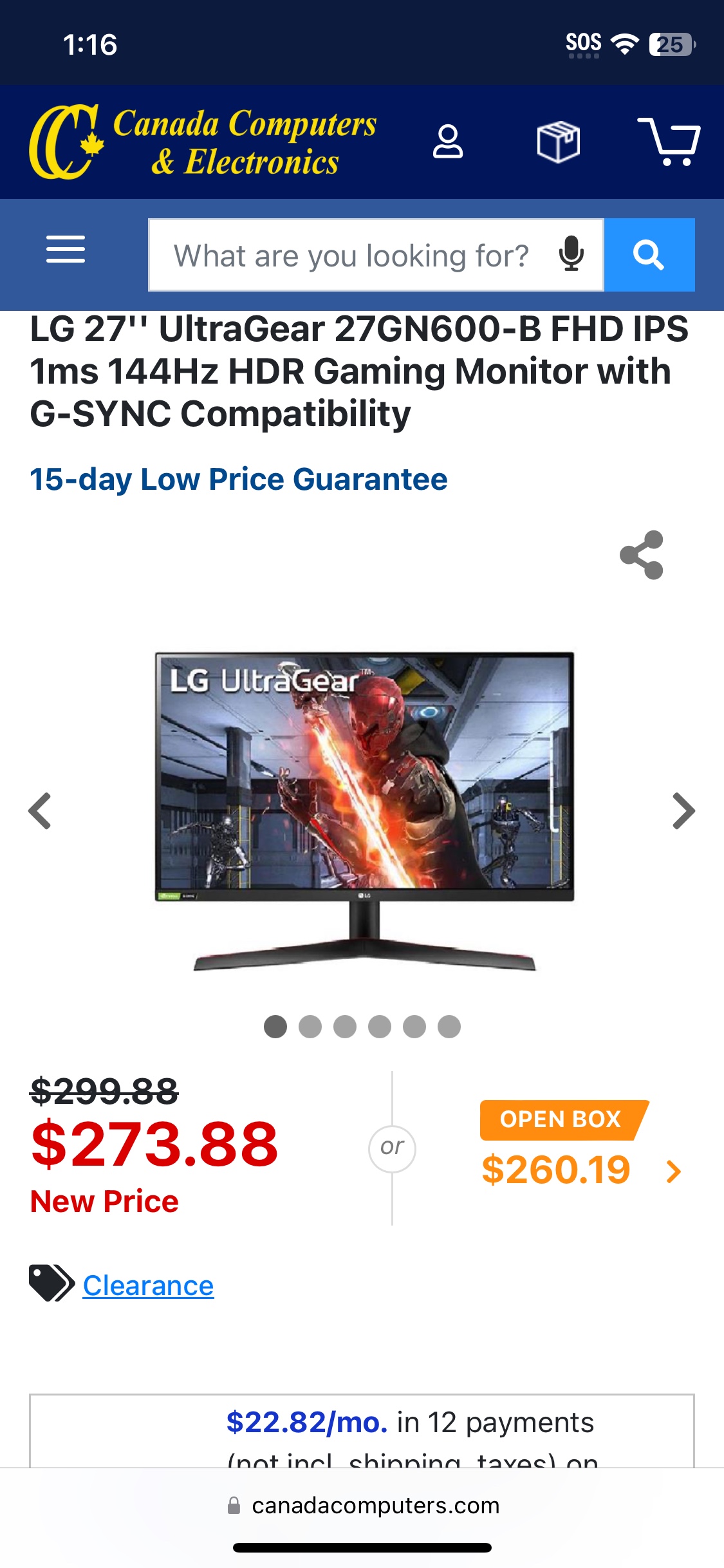 LG gaming monitor 27GN600 144HZ - photo 3