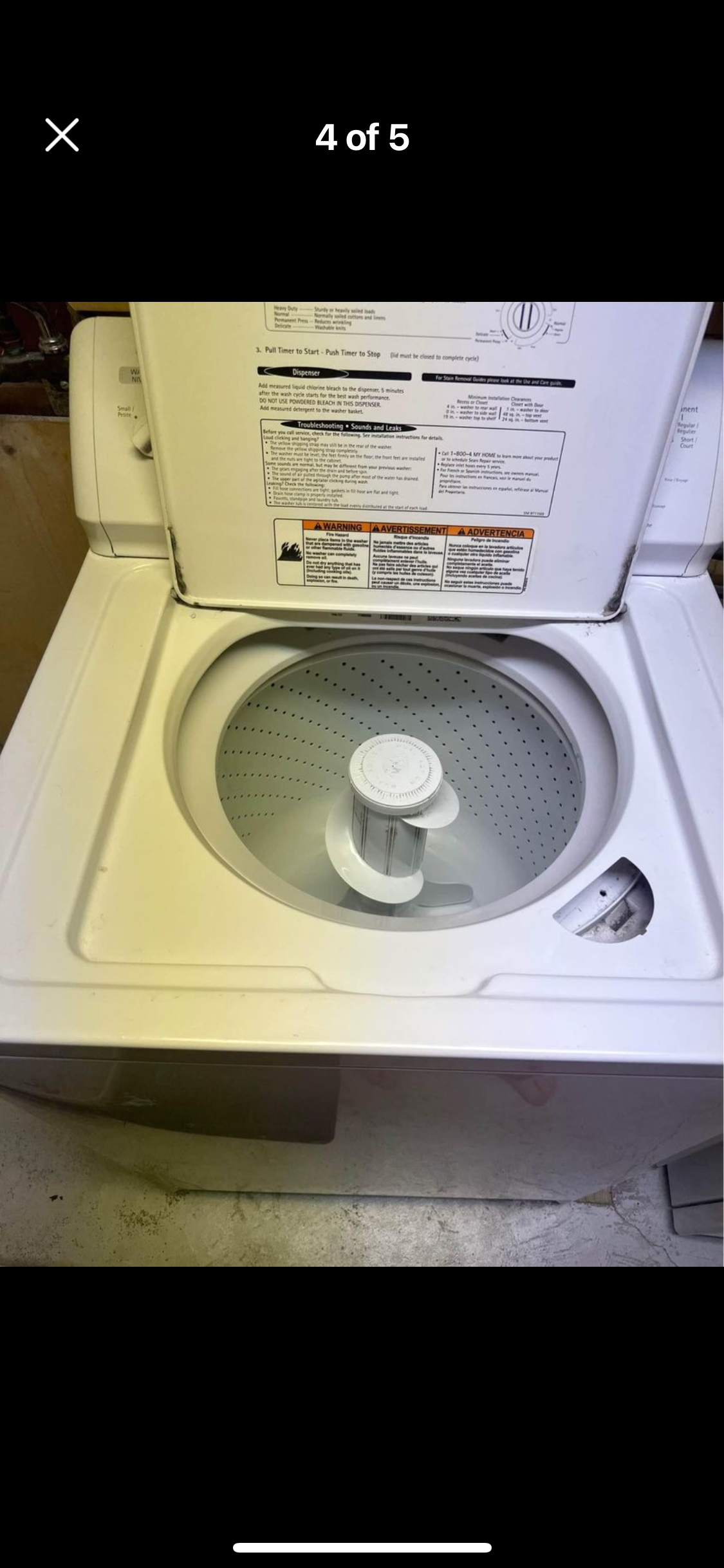Kenmore Washing Machine and Drier - photo 4