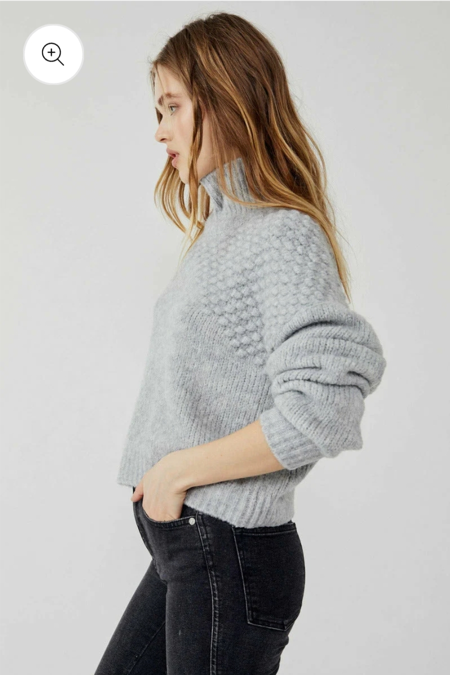 new Bradley Pullover - Light Heather Grey image indicator(2)