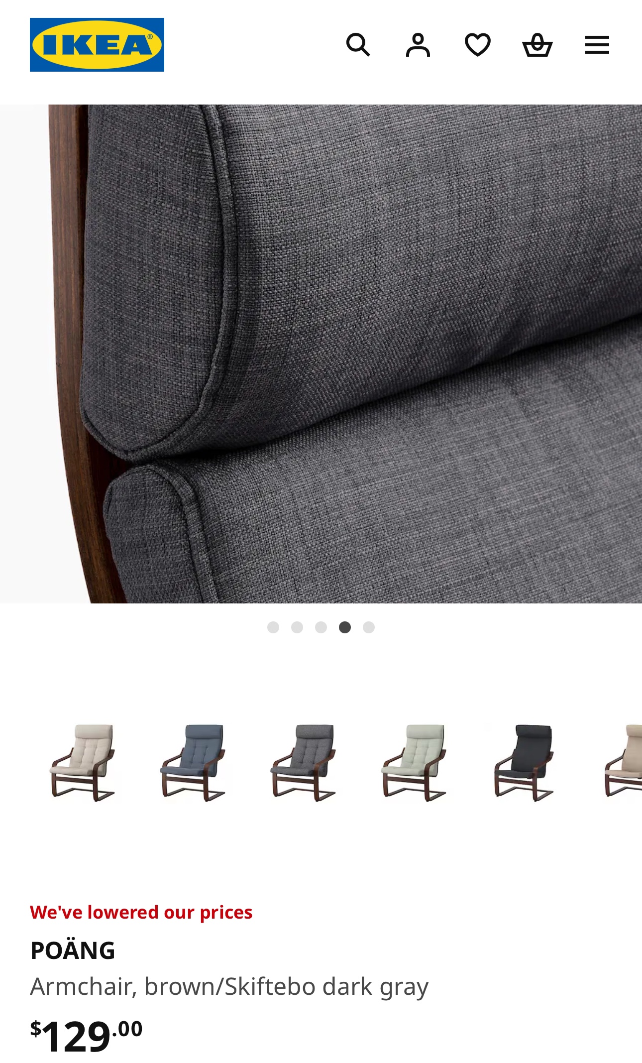 IKEA POANG Armchair image indicator(7)