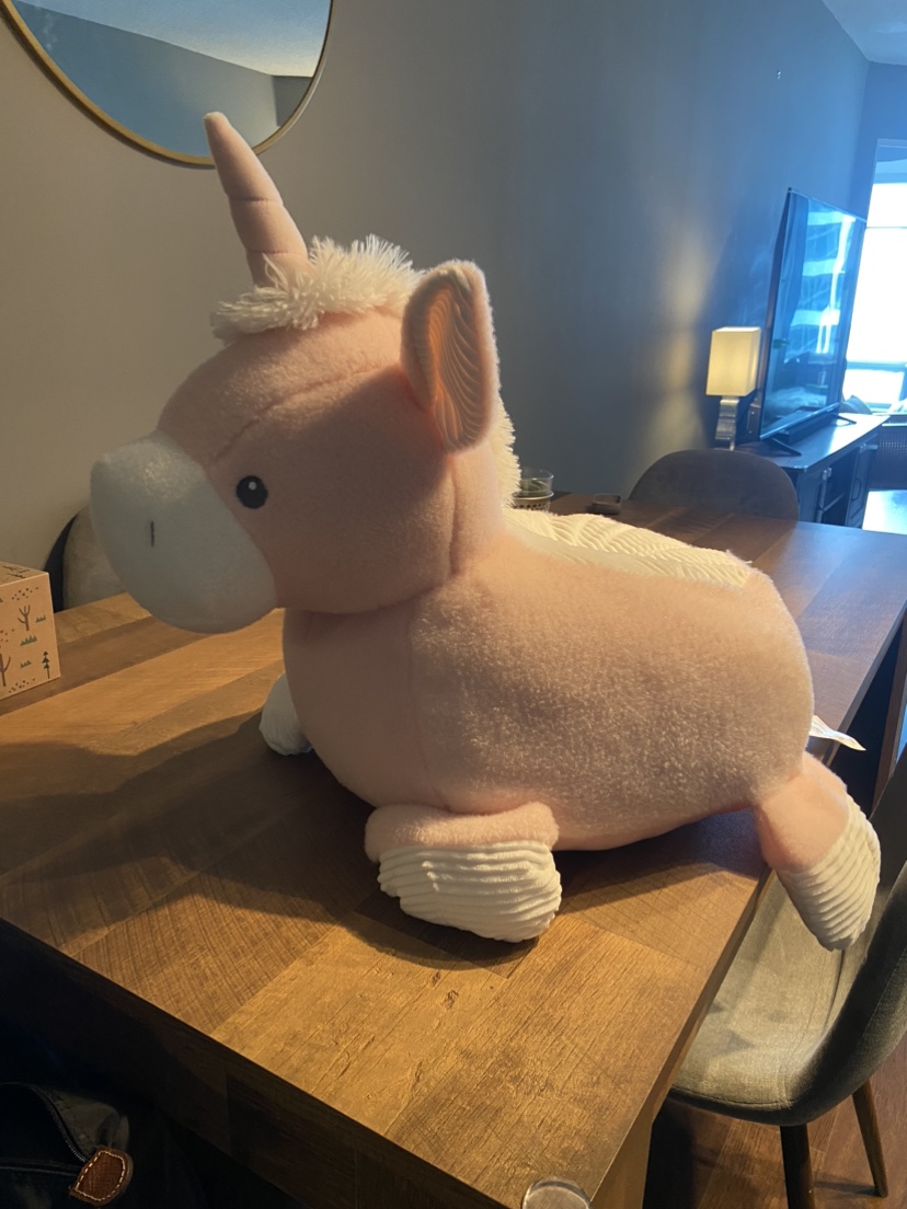 Unicorn - plush toy/seat