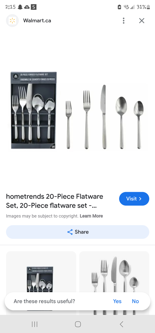 20 Piece Forged Flatware Set BRAND NEW image indicator(2)