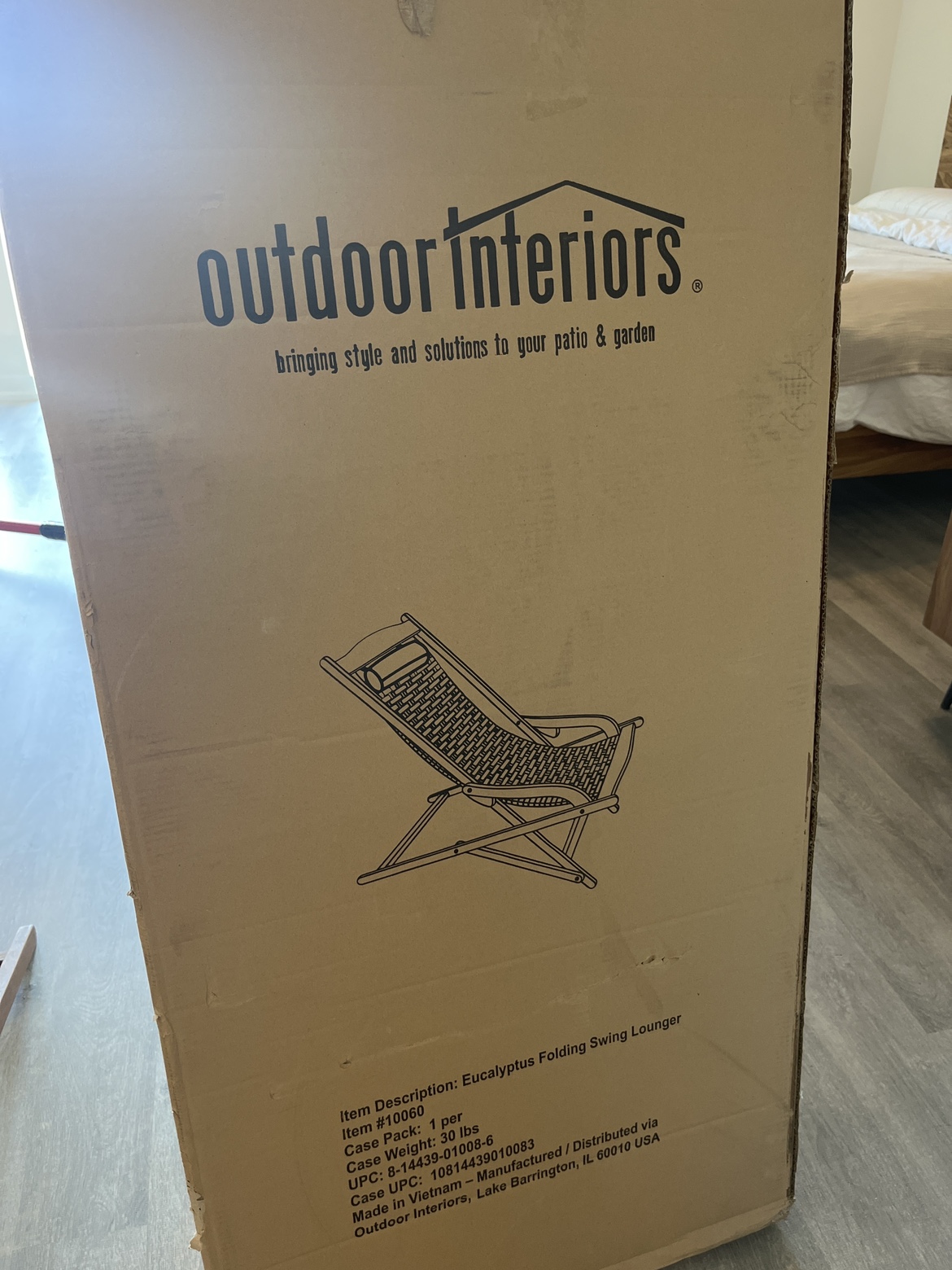 Eucalyptus Folding Swing Lounger - photo 2