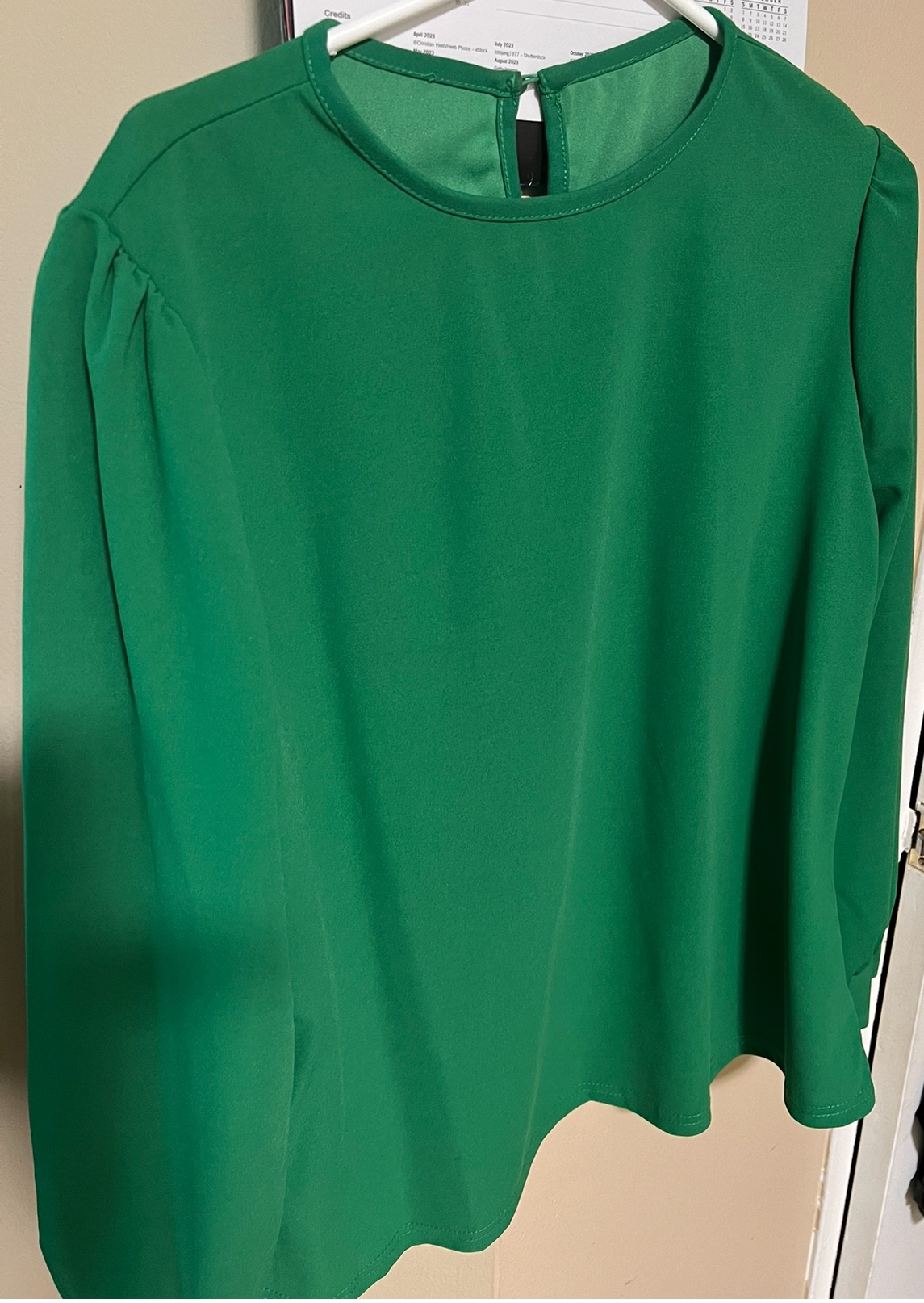 long sleeve blouse