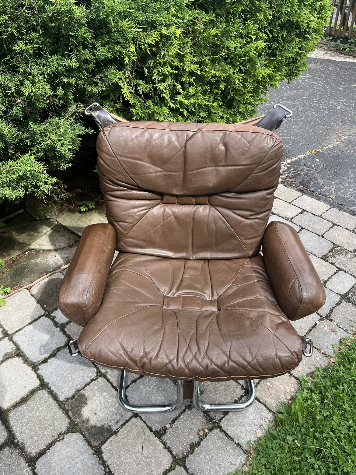 MCM chrome “wing chair” Westnofa thumbnail