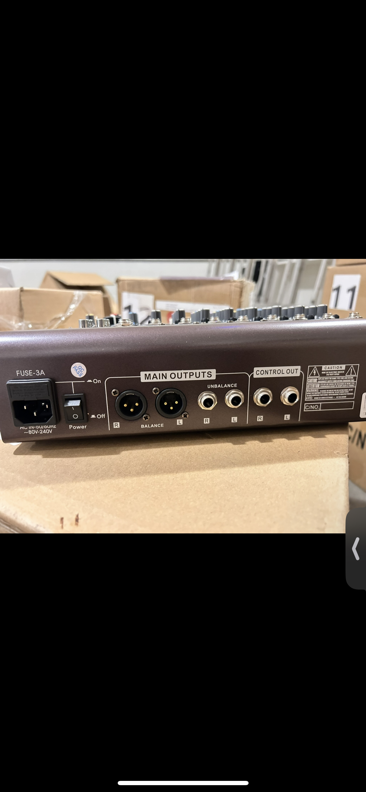 8 channels DJ mixer professional mixing console - photo 3