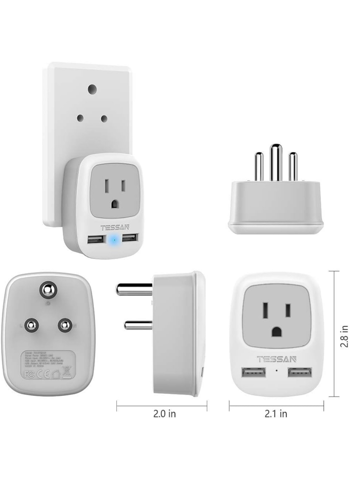 Type D Travel Adapter image indicator(7)