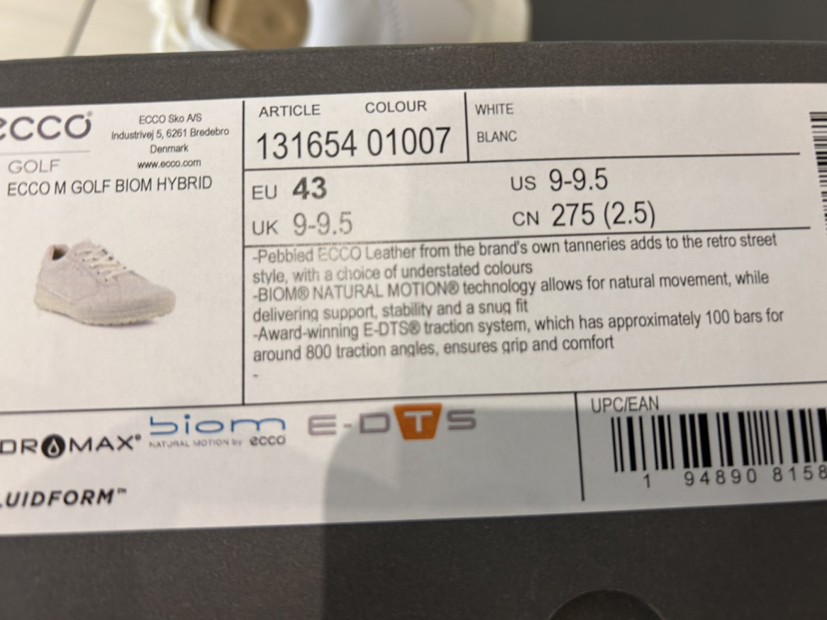 Ecco golf shoe new - photo 4