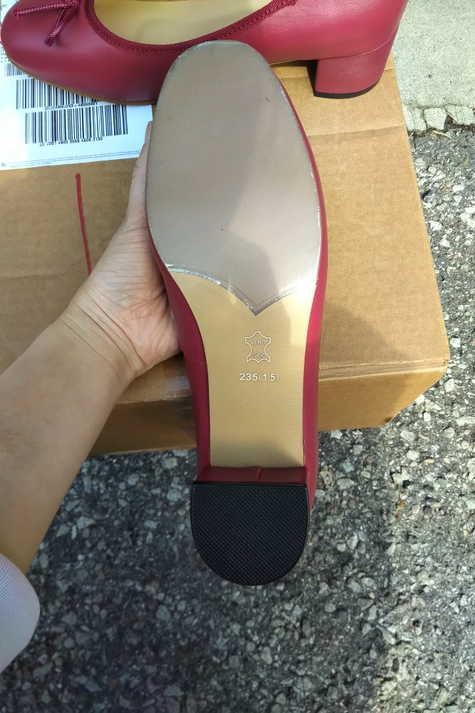 New Red Leather Pumps size 37 image indicator(5)