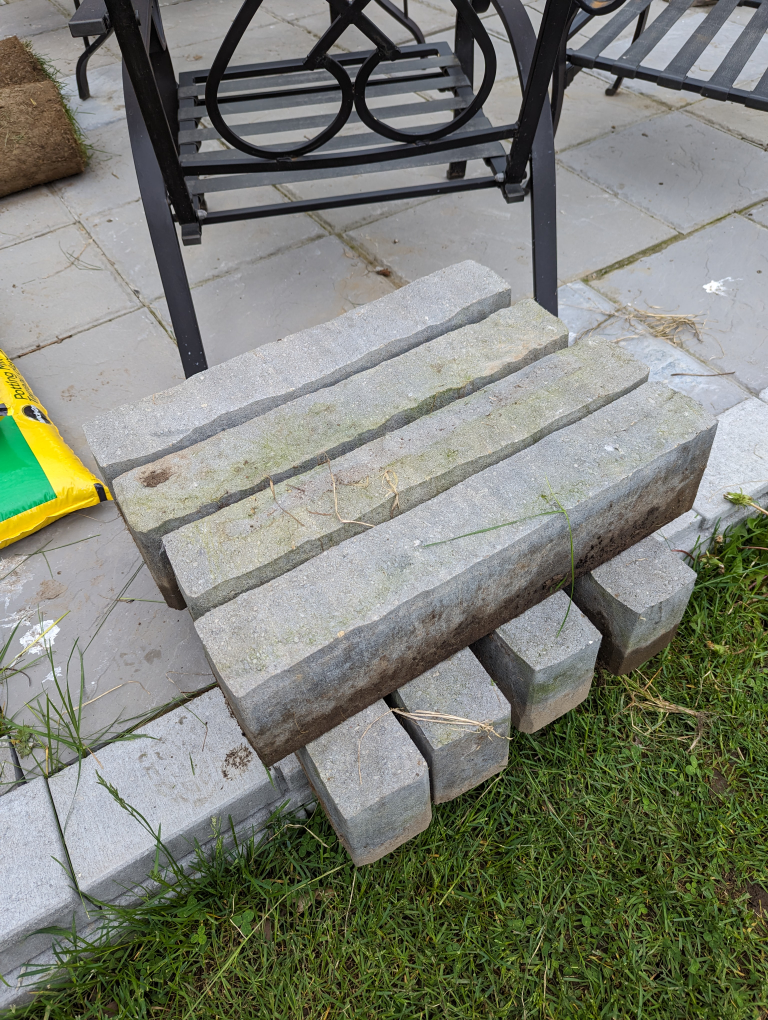 8 Stone Garden Blocks