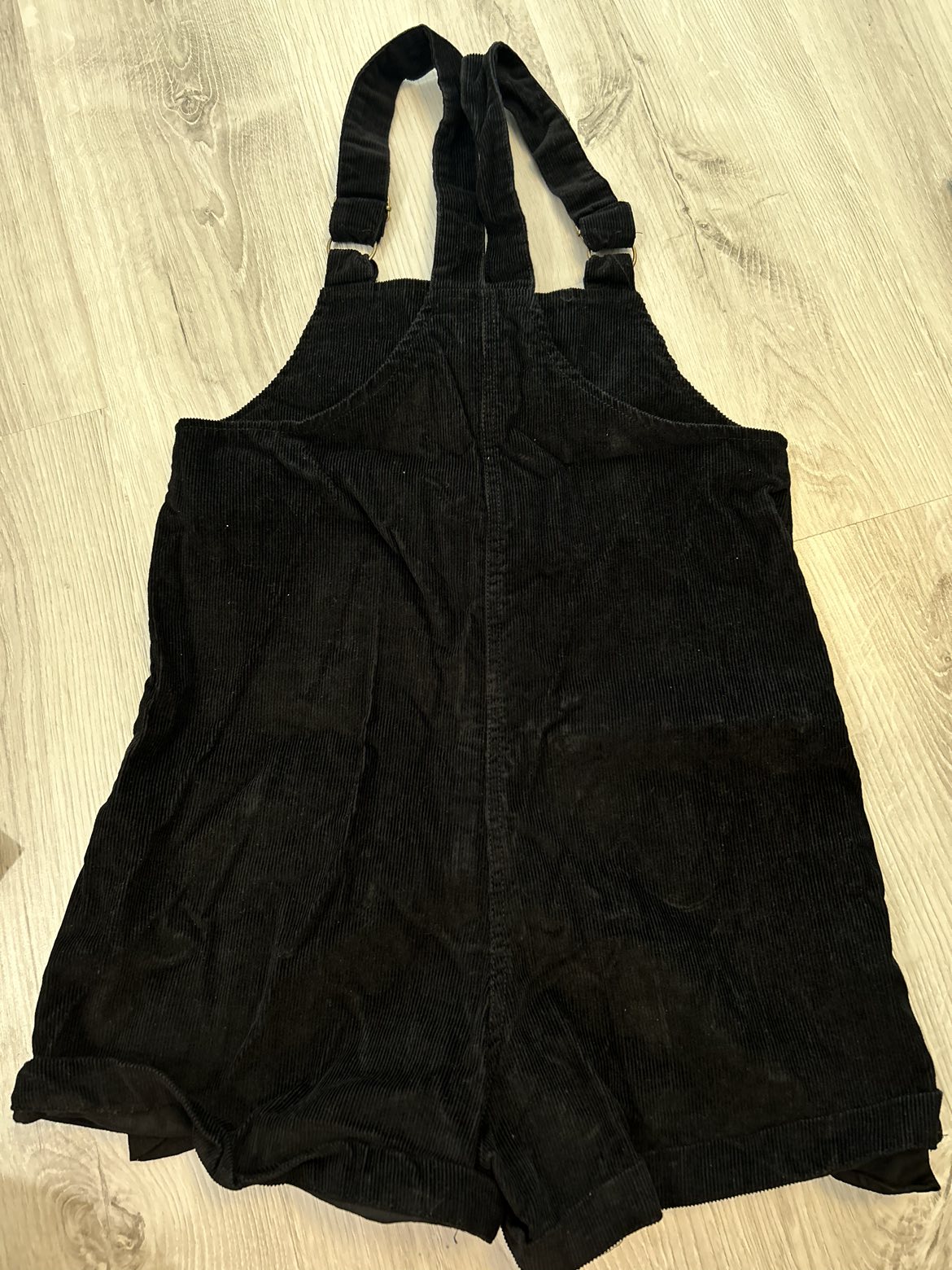 Frenchy overall shorts with zipper and buckles image indicator(4)