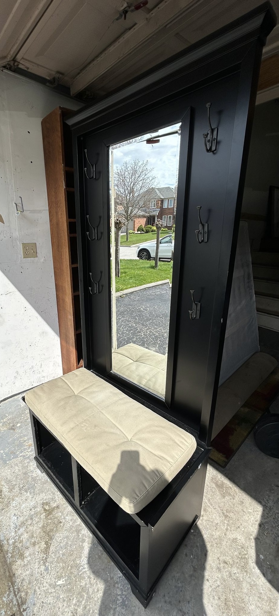 Hallway stand with bench -baskets NOT included