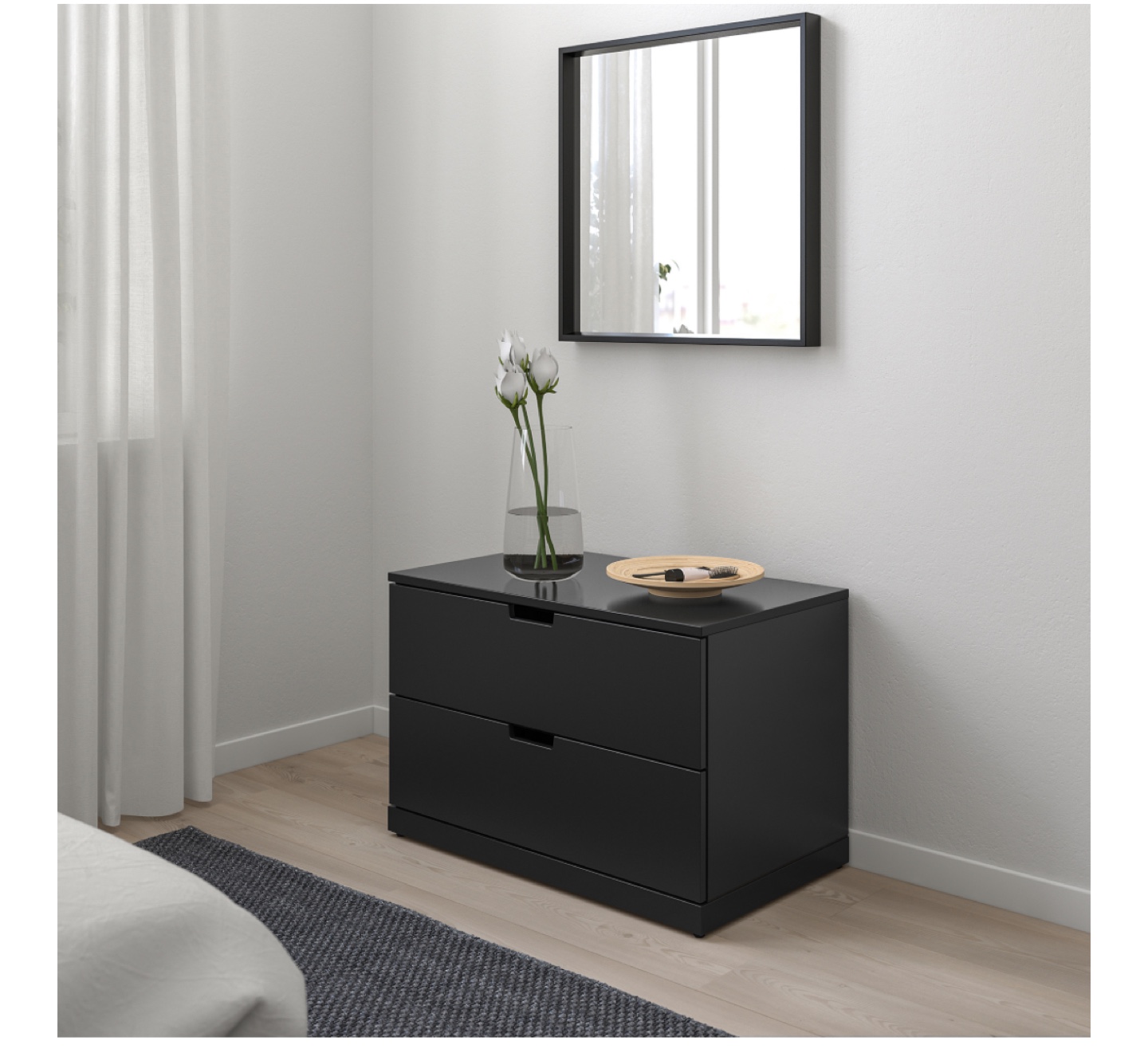 NORDLI chest of 2 drawers - photo 2