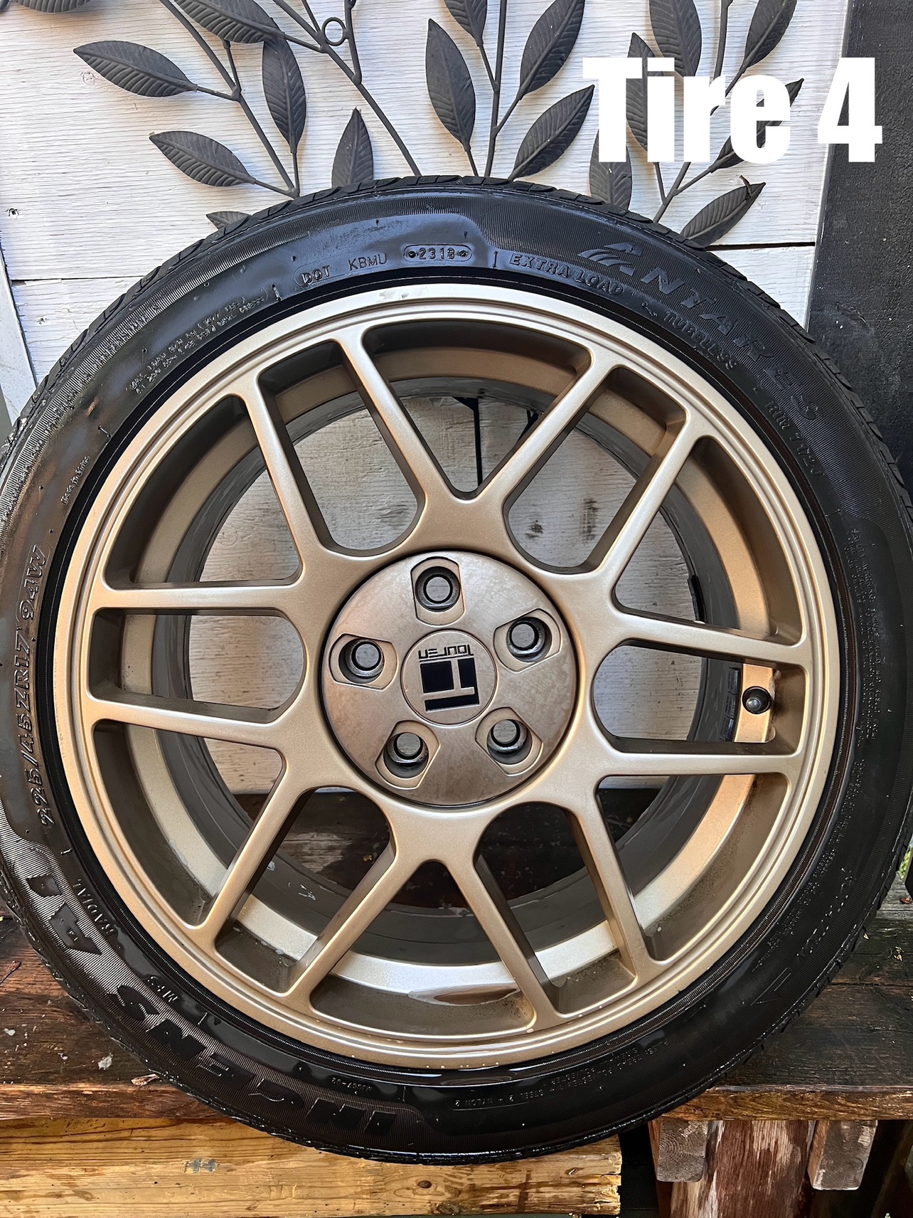 4 rims +tires R17 5x112 Bolt - photo 5