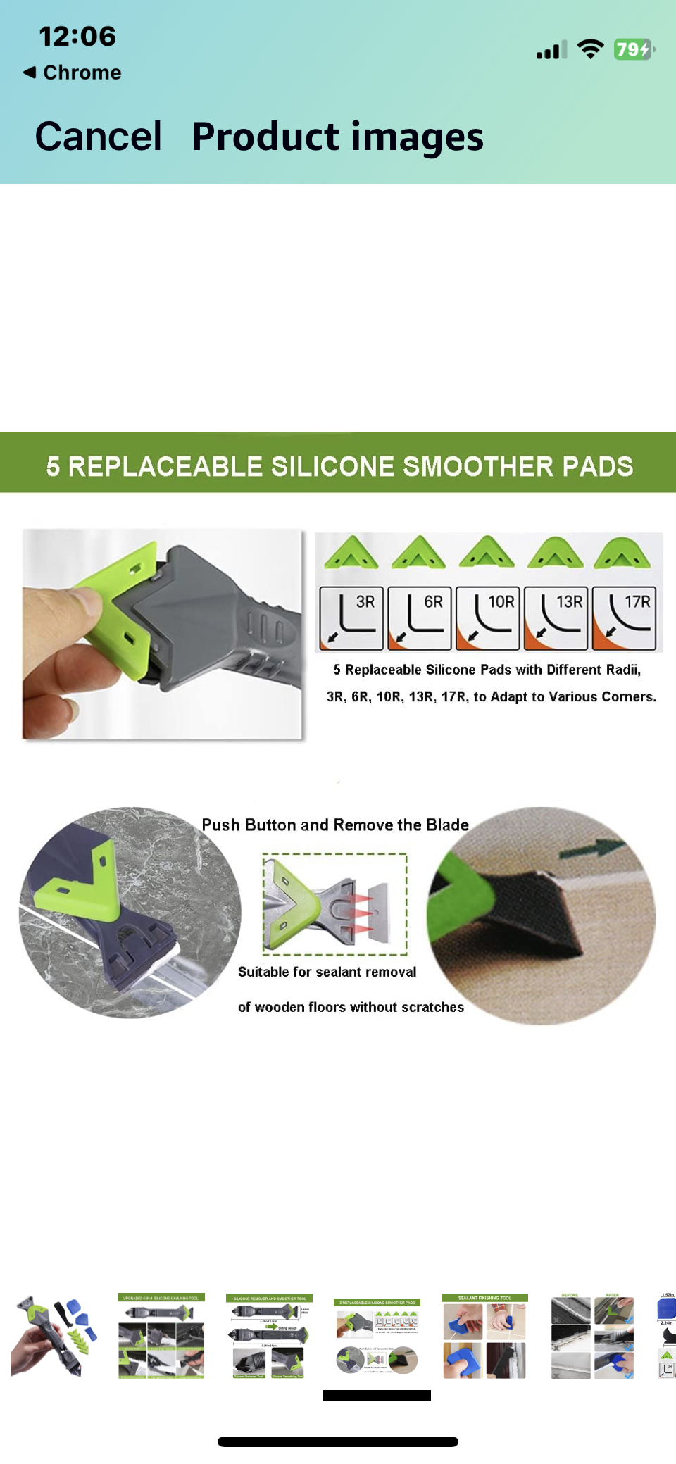 5 in 1 Silicone Caulking Tool Kit image indicator(5)