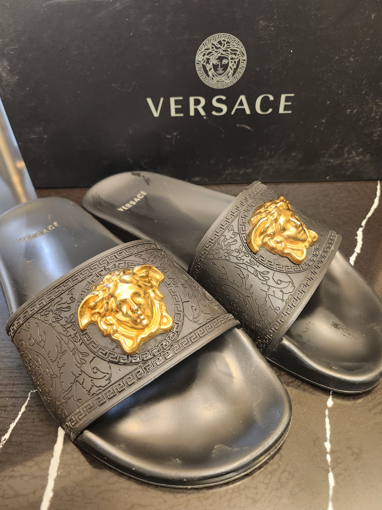 Authentic Versace slides