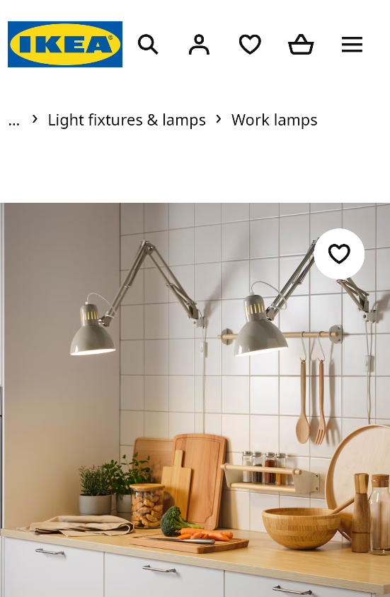 🧡 TERTIAL Work Lamp, Beige with 2 Bulb Pack 🔥 image indicator(3)