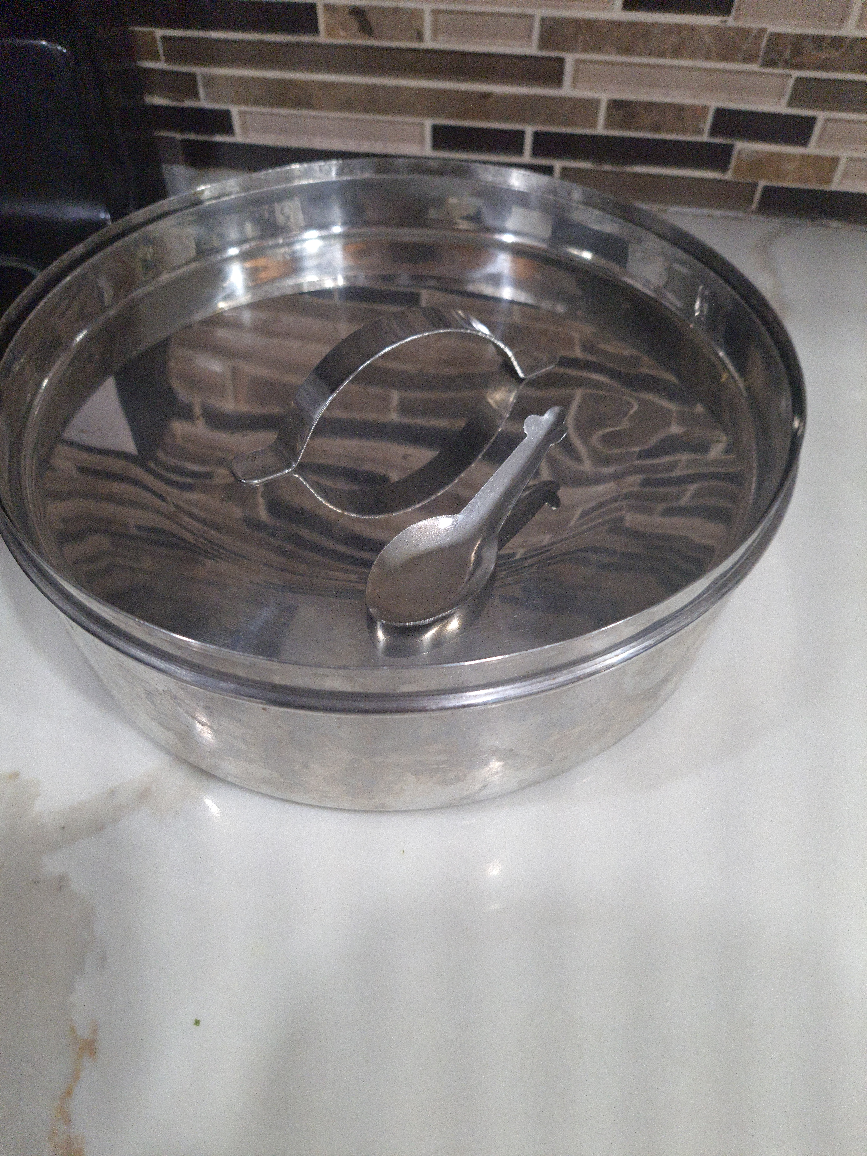Stainless steel Round Spice box Kitchen Masala Box - photo 2