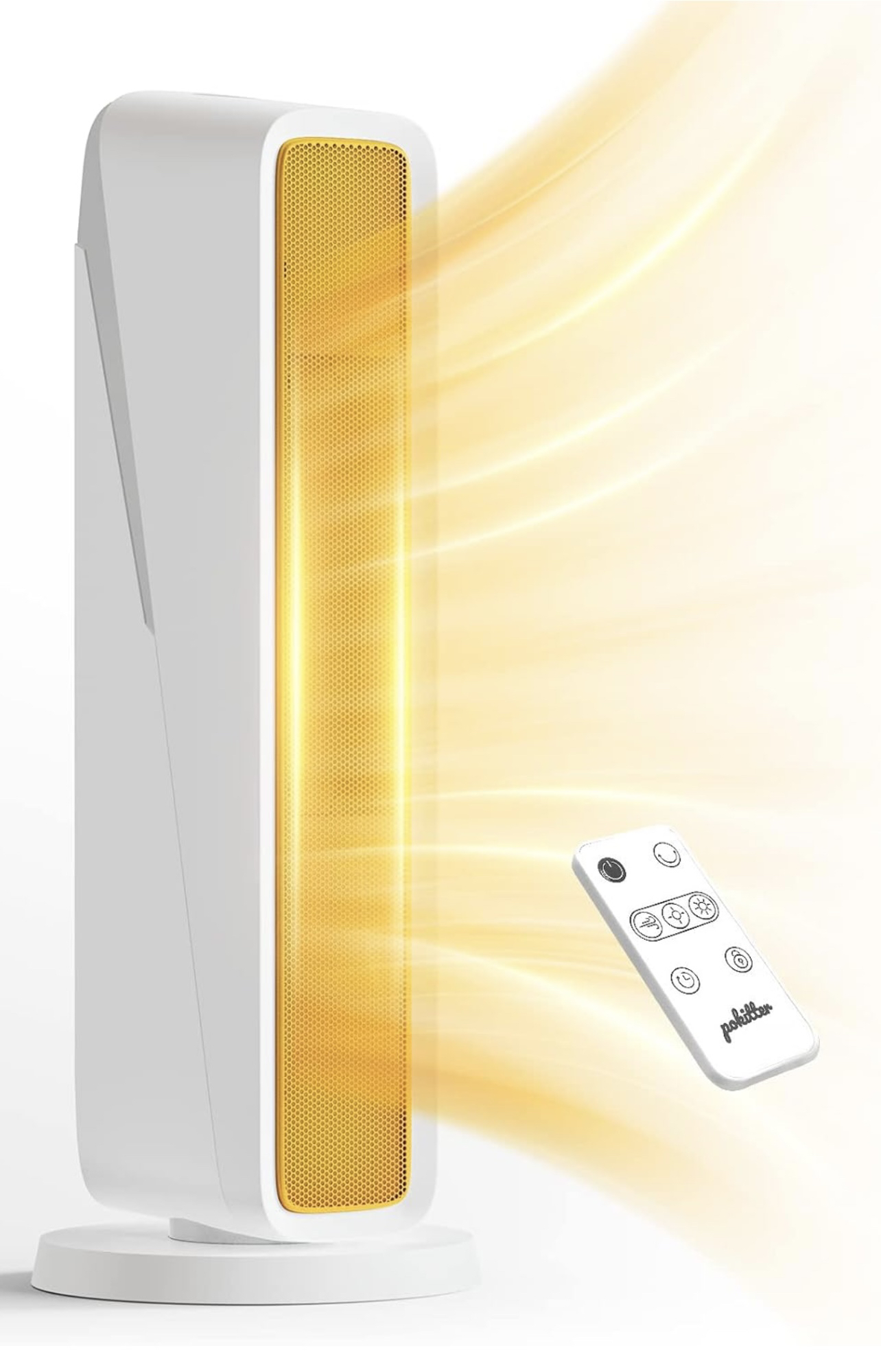 Pokitter Space Heaters for Indoor Use with 70°Oscillation, 1500W image indicator(5)