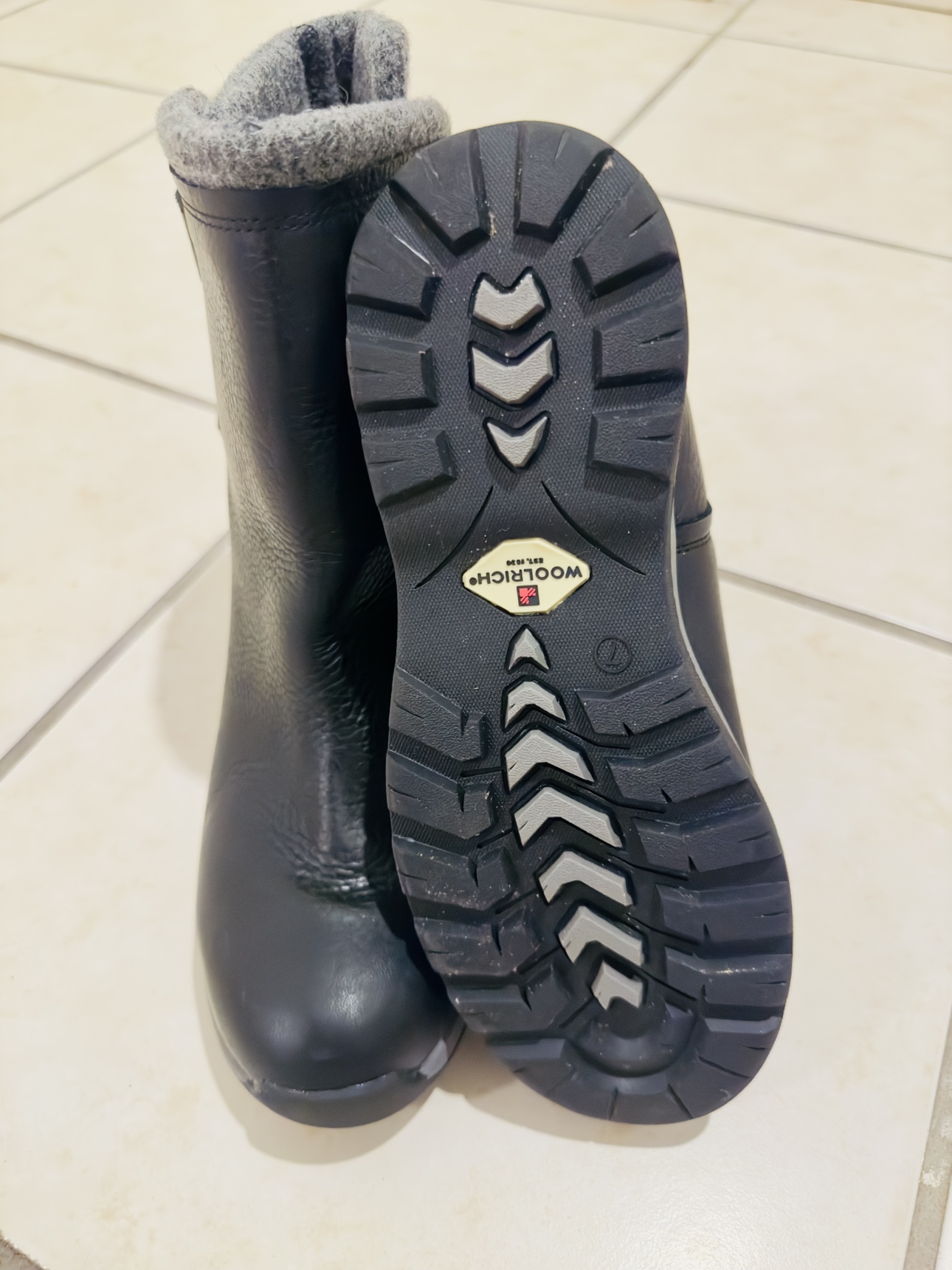 Woolrich wool lined leather winter boots - photo 3