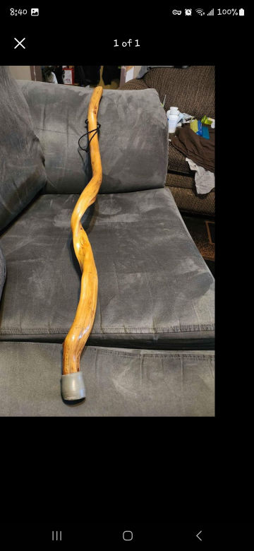 custom made walking or hiking sticks