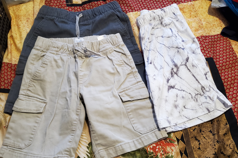3 pairs Boys shorts size 8 thumbnail