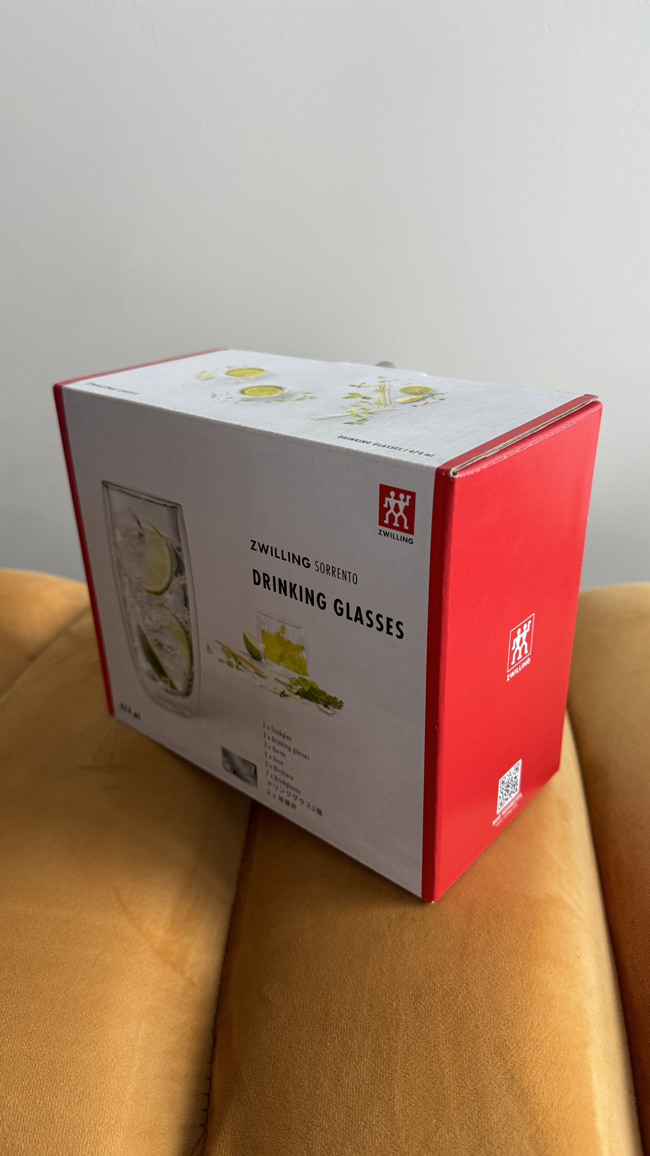 Zwilling Sorrento 2 x Drinking glasses (474 ML) - Brand New image indicator(2)