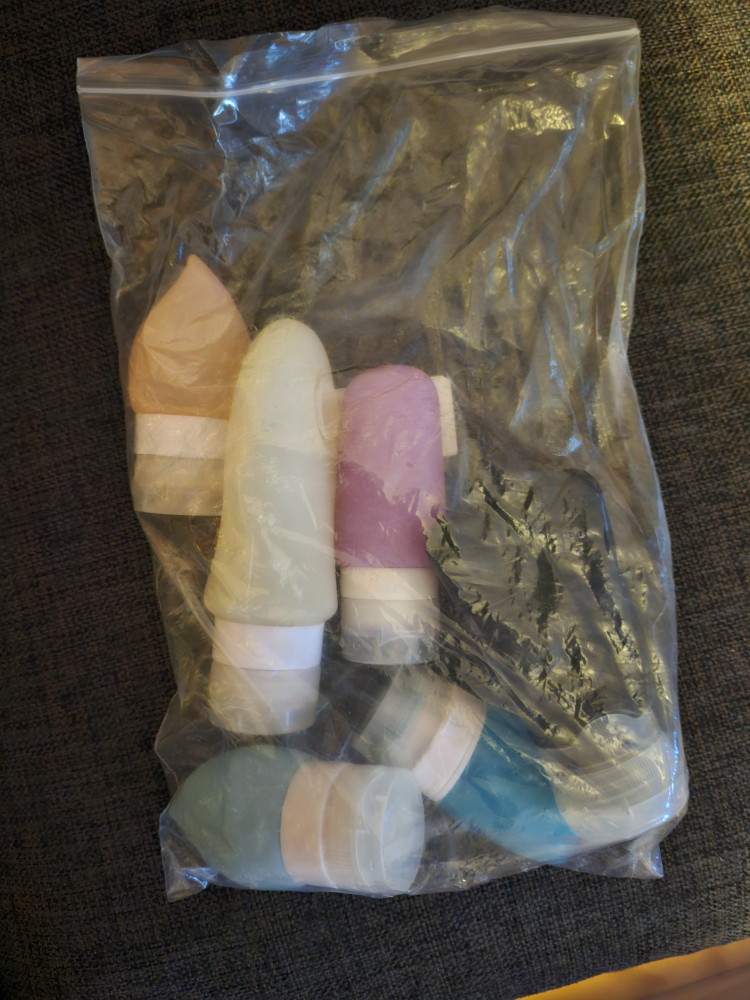 Silicone Squueze Travel Bottles #Freecycle thumbnail