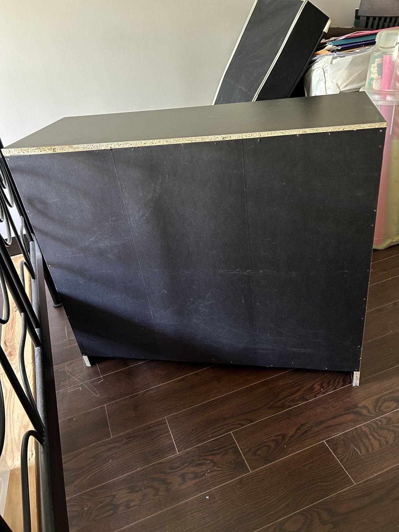 Dark brown low shelf - photo 4