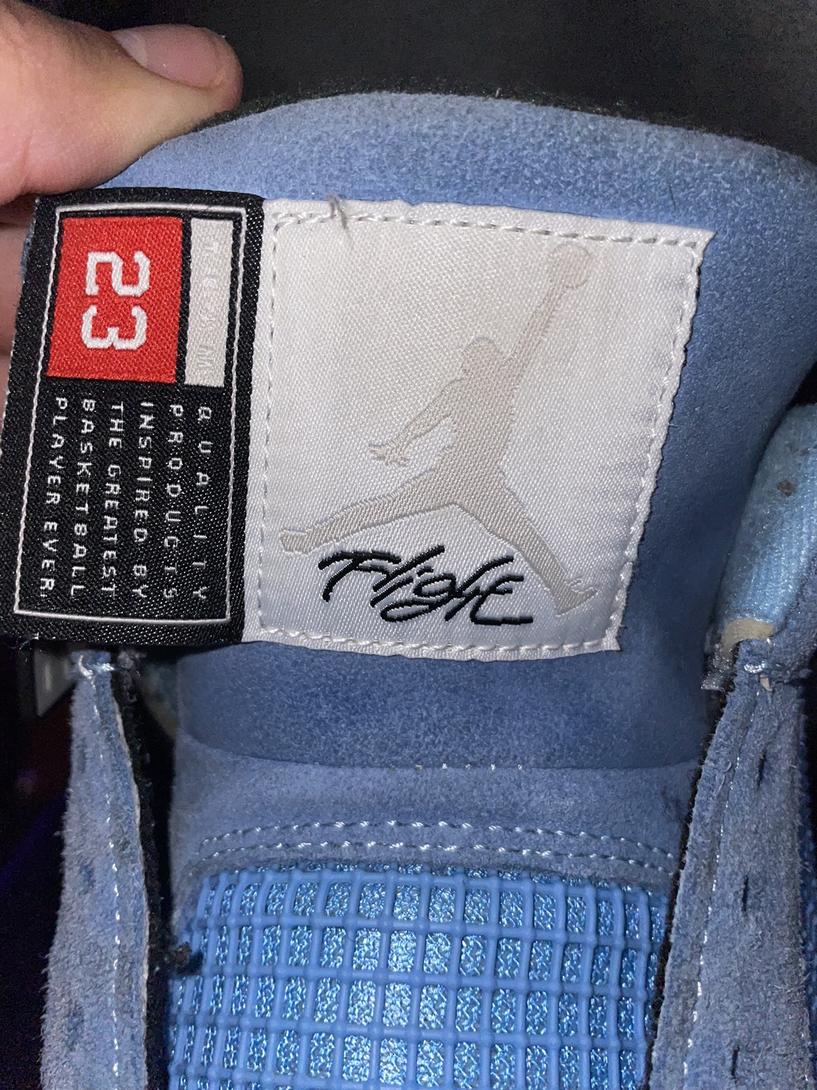 Jordan 4 university blue (size 13) - photo 2