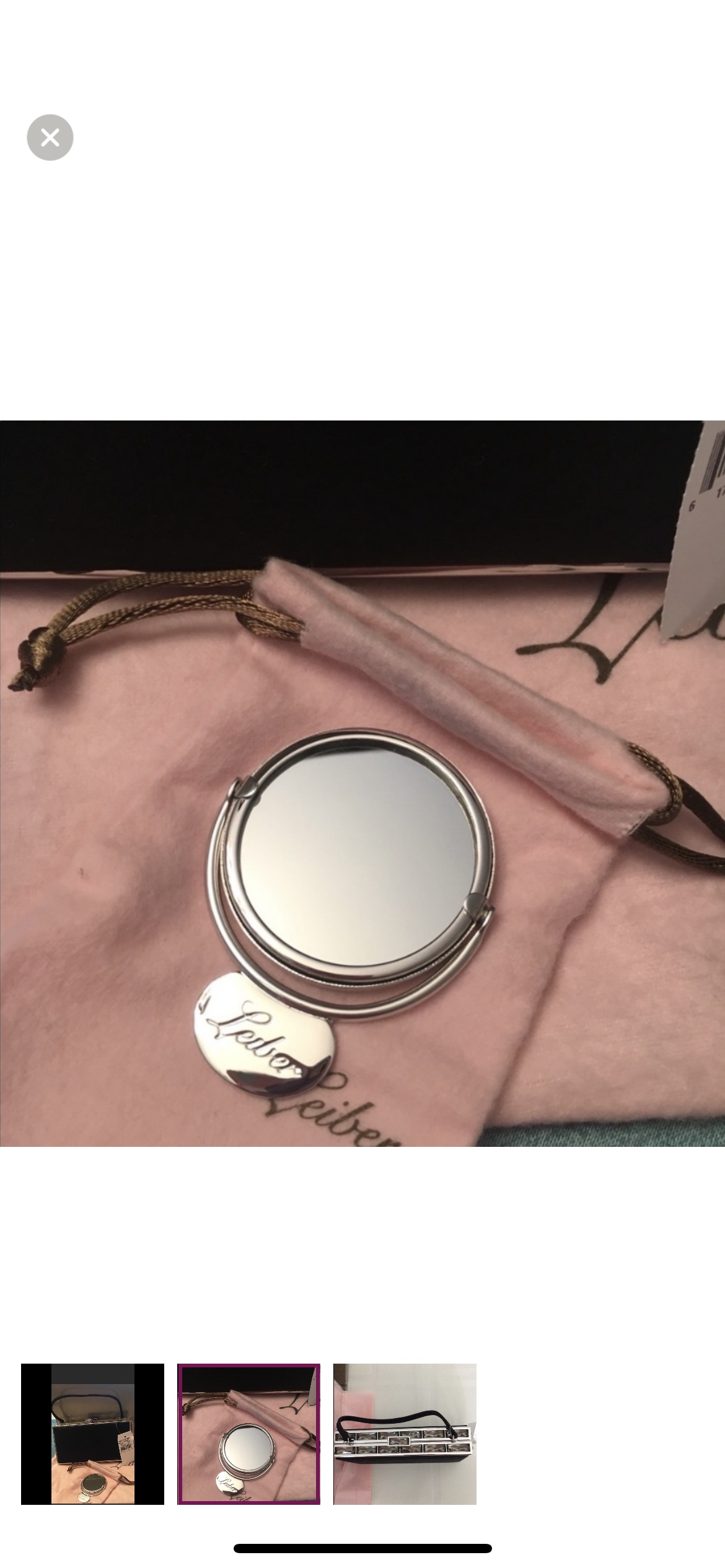 JUDITH LEIBER /SATIN EVENING BAG/NEW-AUTHENTIC image indicator(3)