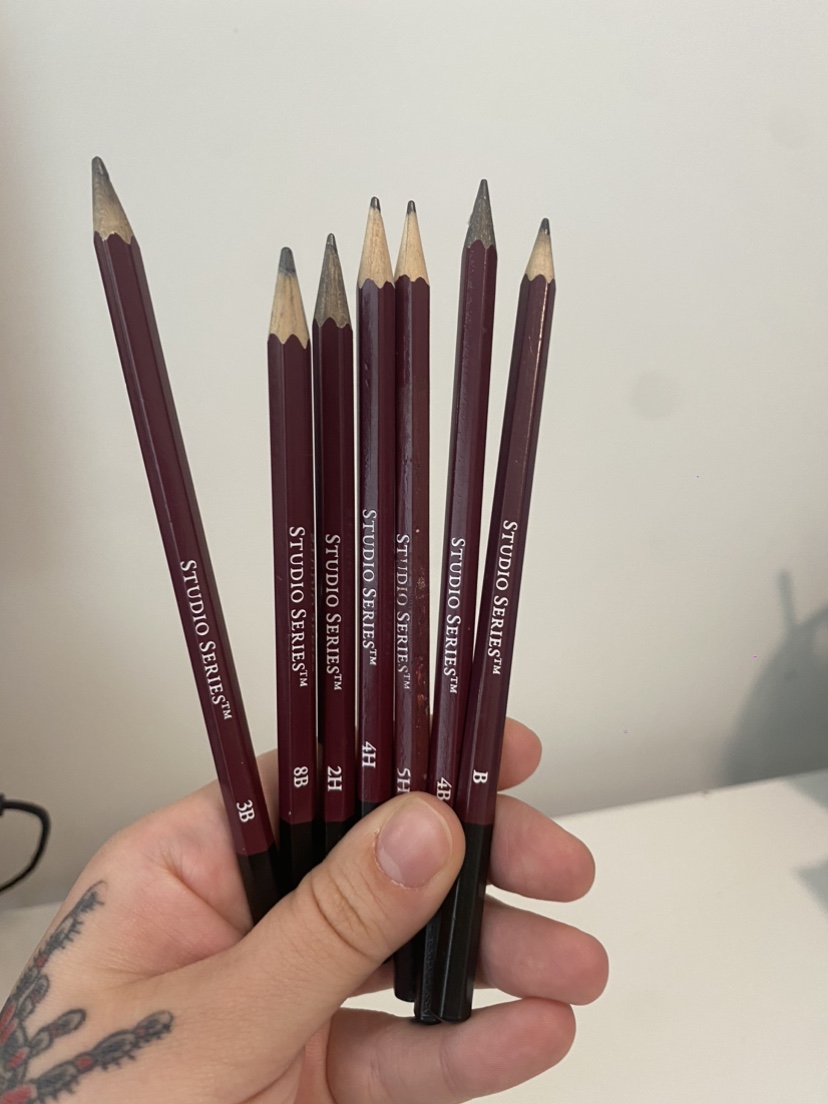 Set of drawing pencils thumbnail