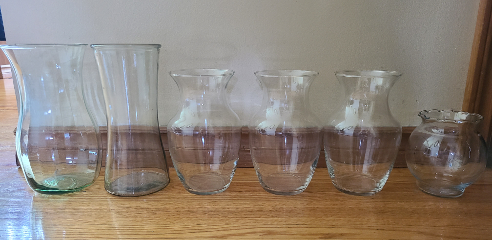 Glass Vase Lot
