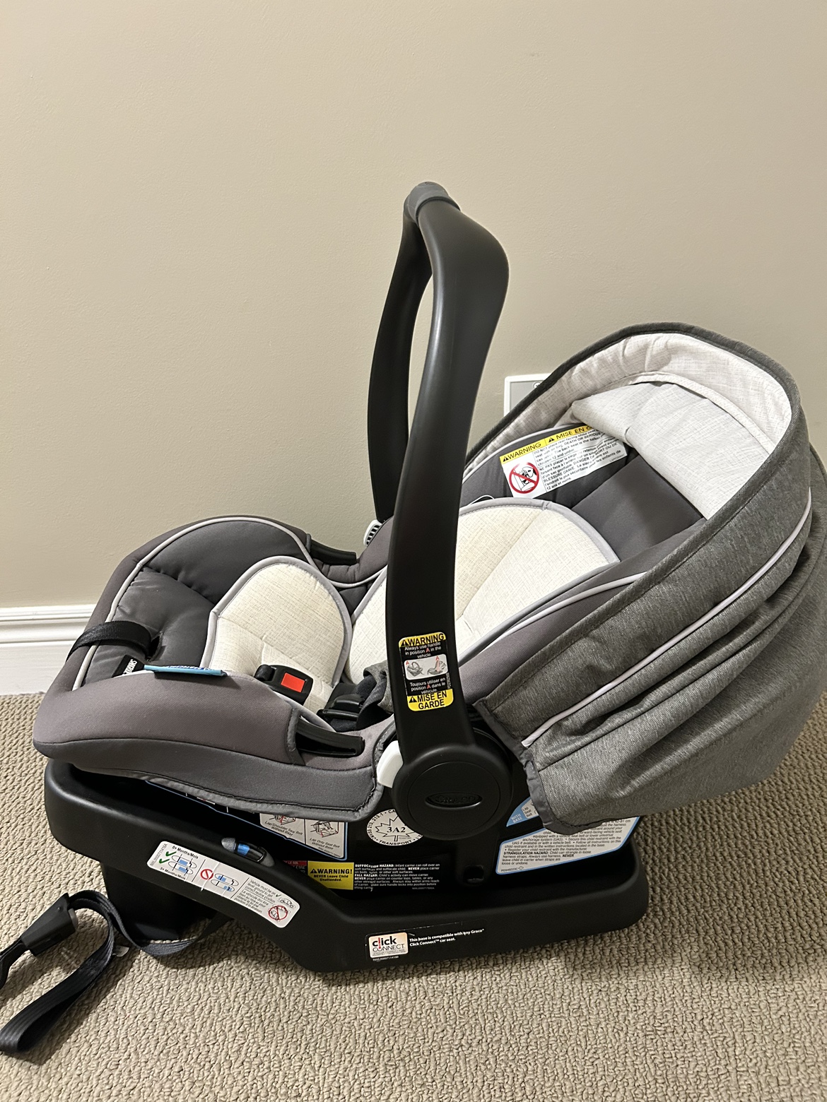 Graco click and connect infant car seat - photo 3