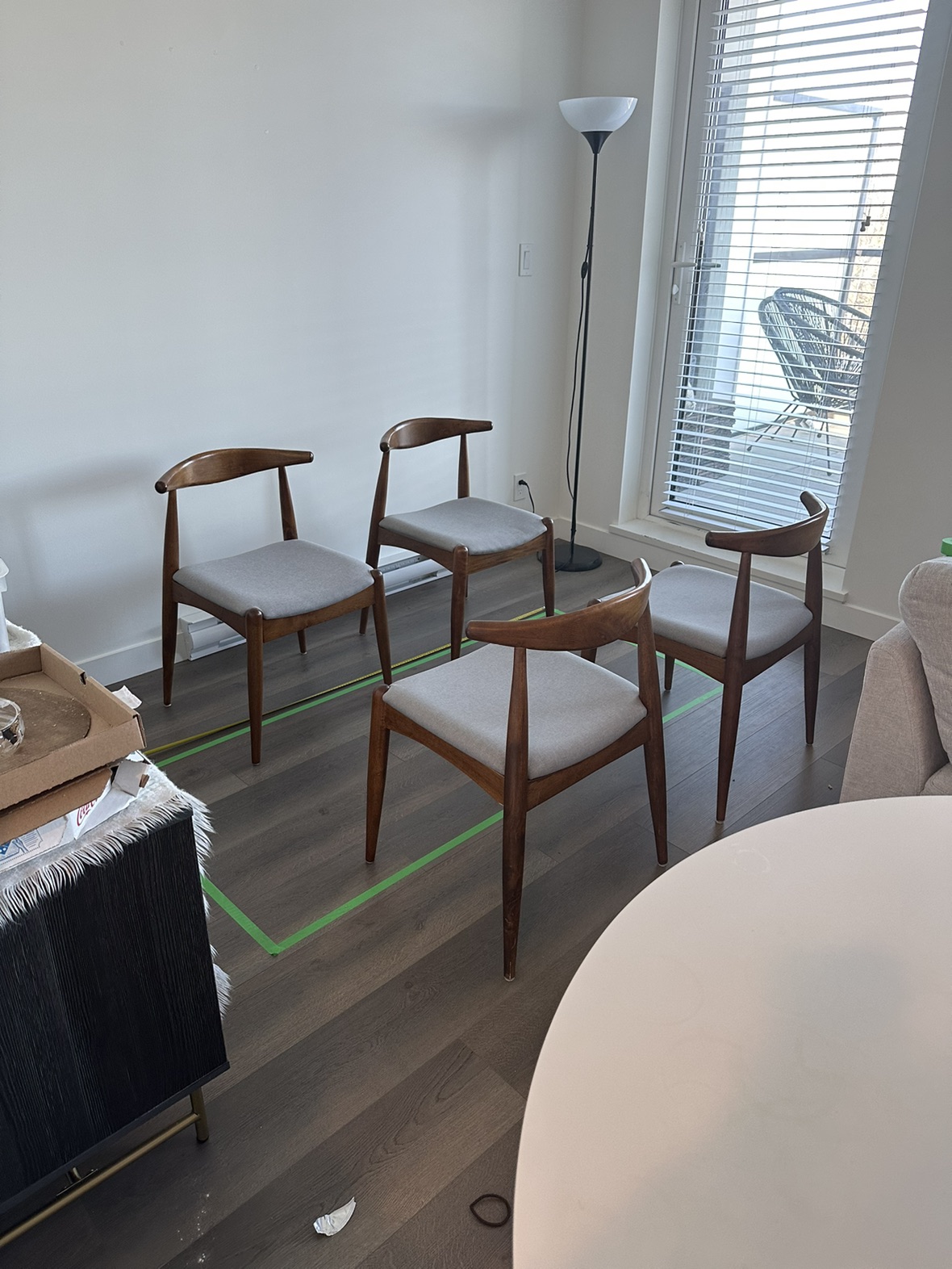 Japandi dining chairs