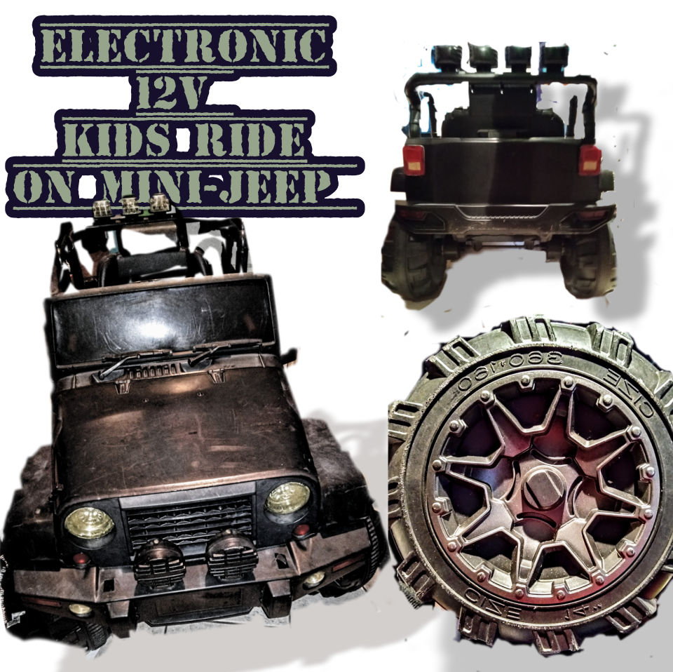 Electronic 12V Kids Ride On Jeep Design