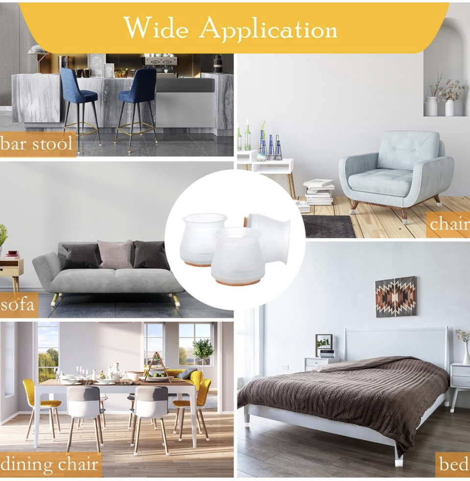 16PCS Chair Leg Floor Protectors, image indicator(9)