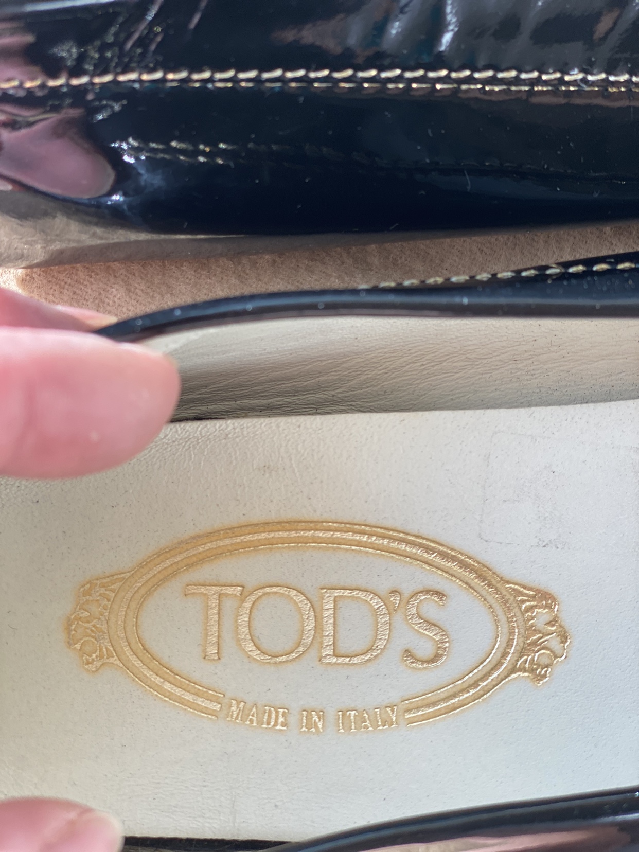women's leather moccasins Tod’s size 9 - photo 3