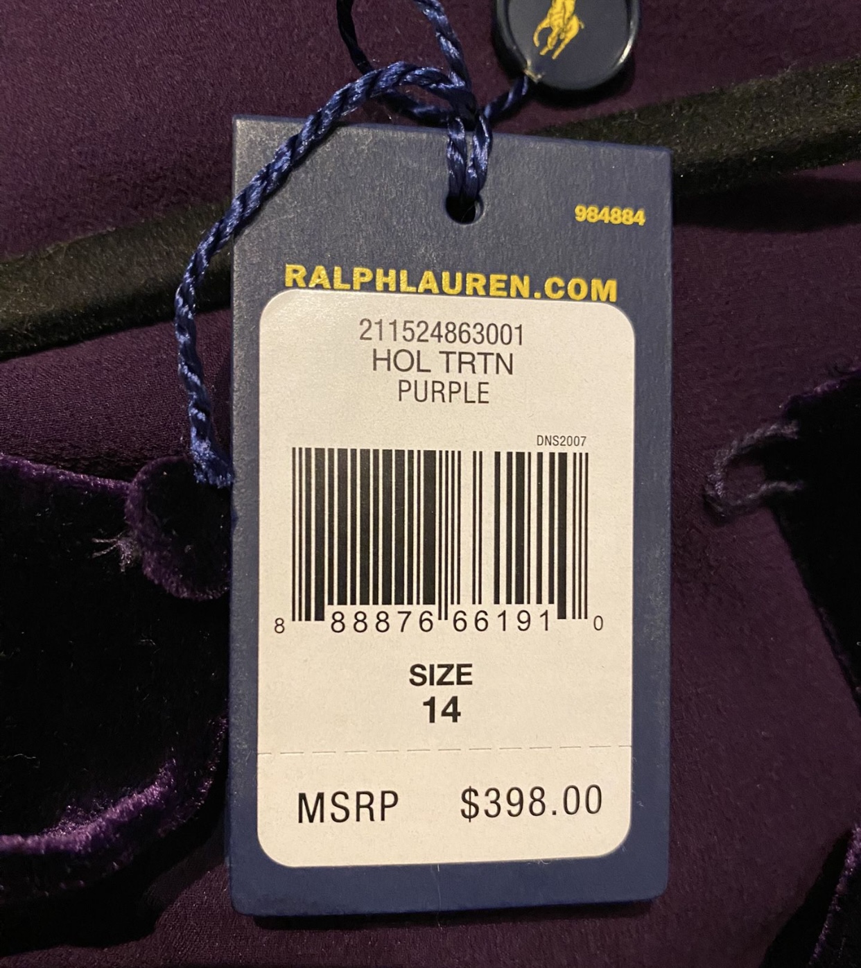 new velvet dress dark purple image indicator(5)