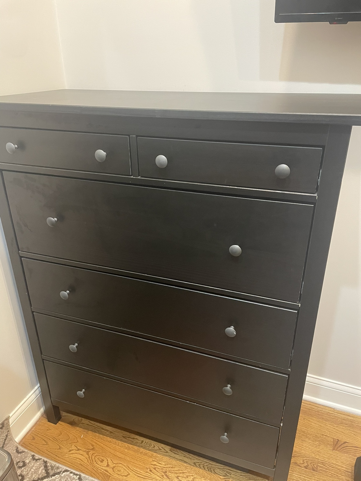 Black Wood Dresser