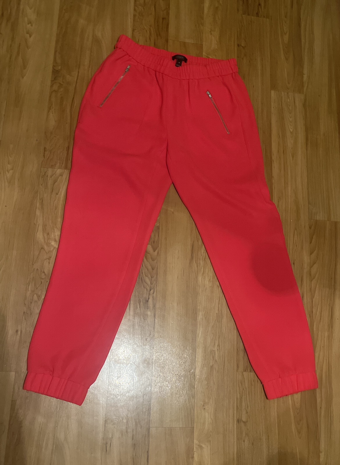 J Crew Red Jogger Pants