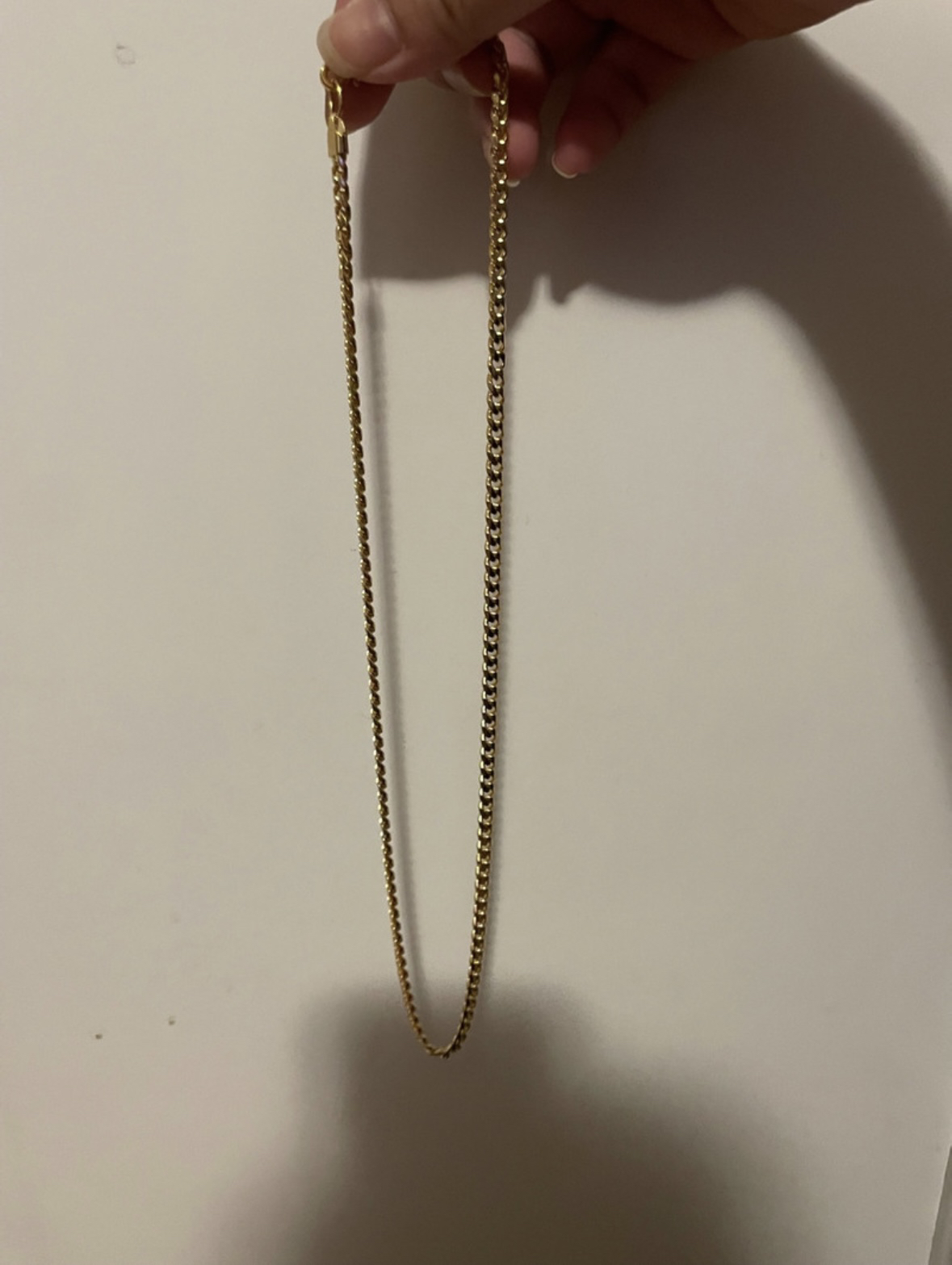 Men’s 22 Inch Gold Chain Necklace thumbnail
