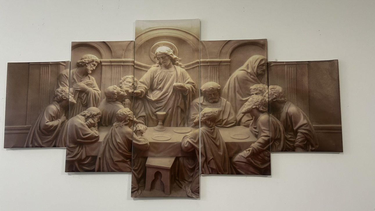 3D wall canvas in five big picas