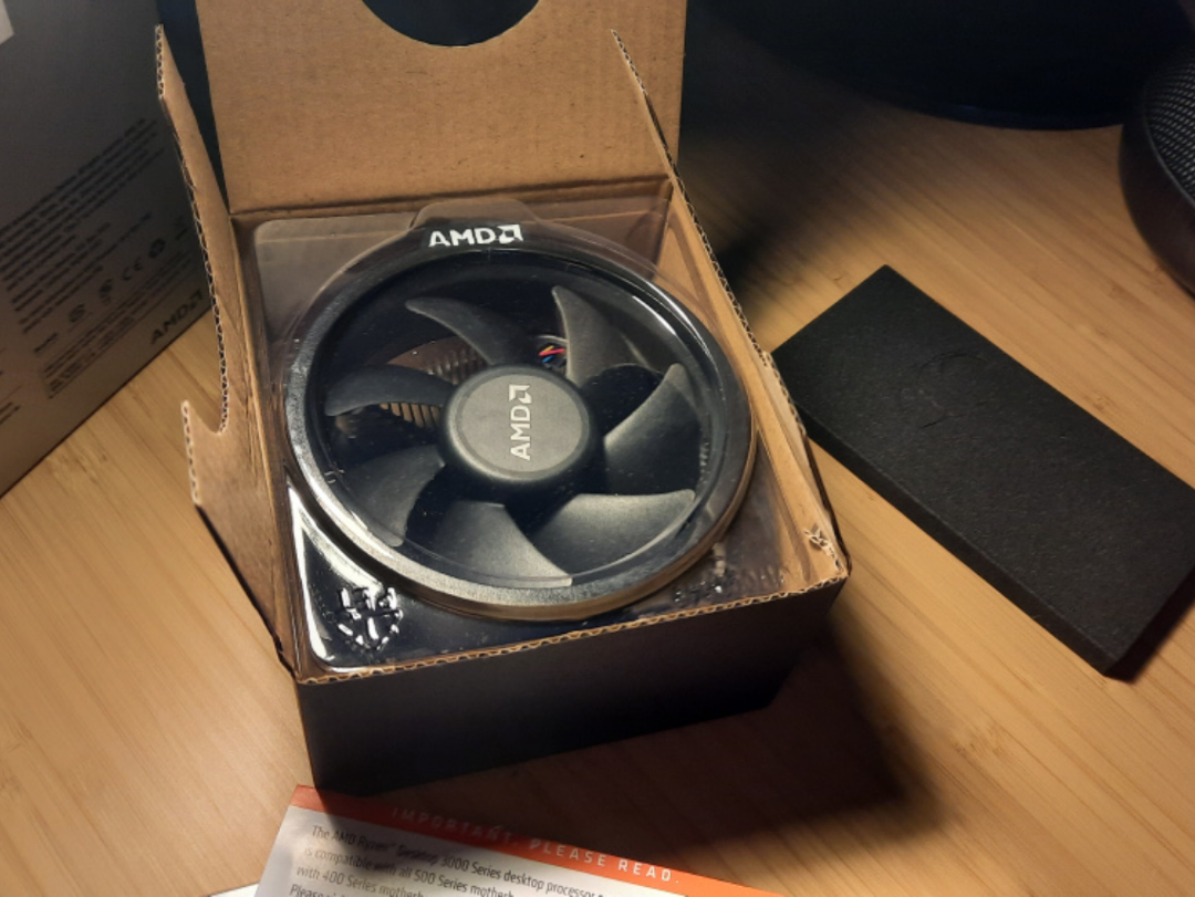 AMD Ryzen 5 3600 Heat Sink FAN (No CPU) thumbnail