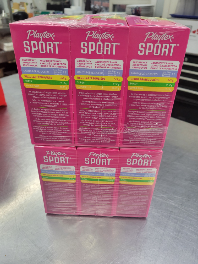 Playtex Sport tampons 6 boxes image indicator(2)