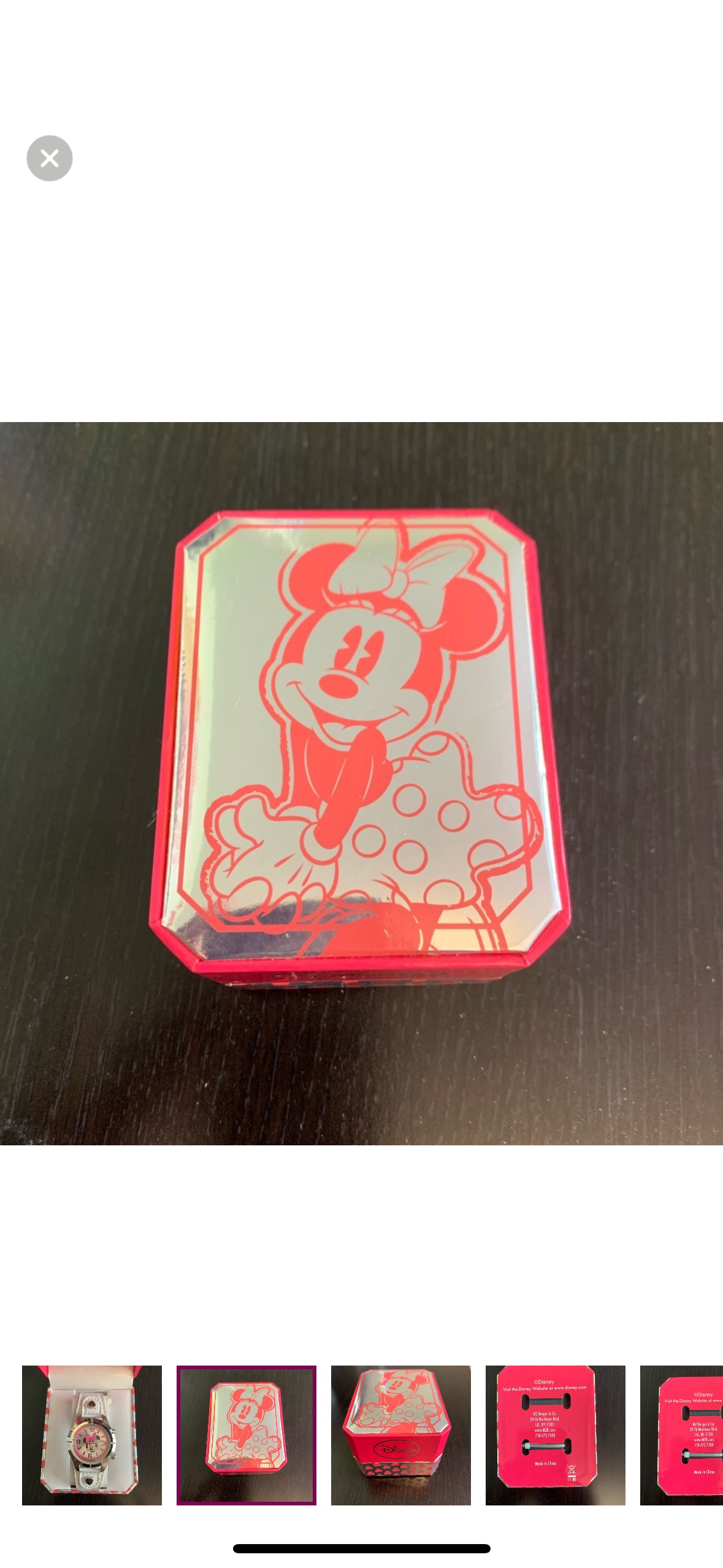 Never been used Minnie Mouse watch image indicator(3)