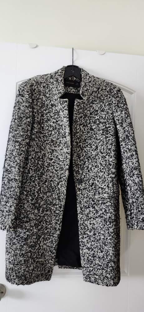 Zara Black/White Coat