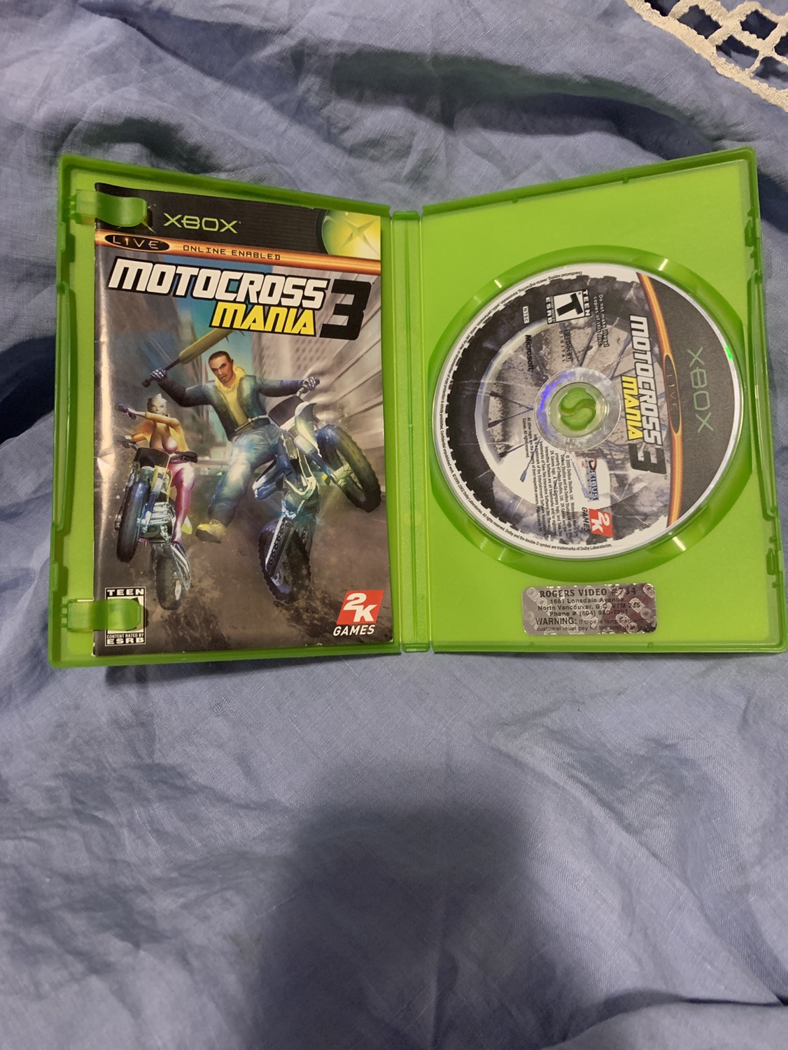 XBOX Motocross Mania 3 video game image indicator(5)