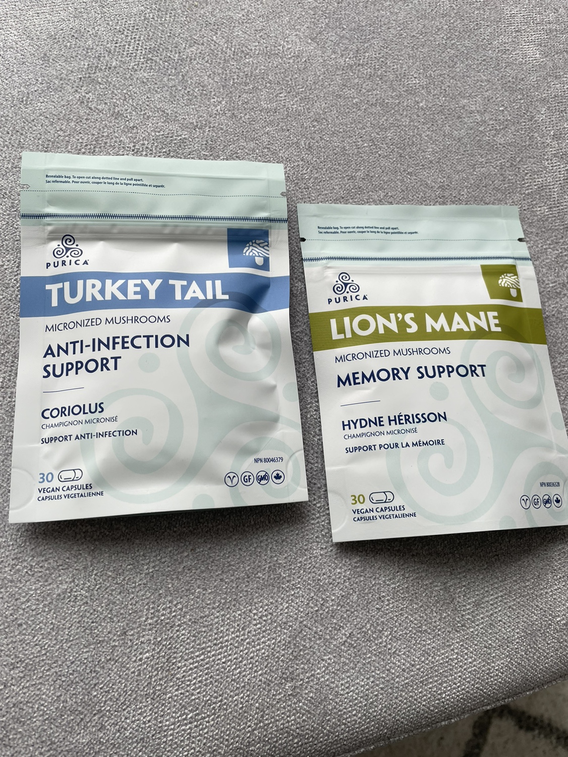 Medicinal mushrooms - turkey tail & lions mane supplement image indicator(3)