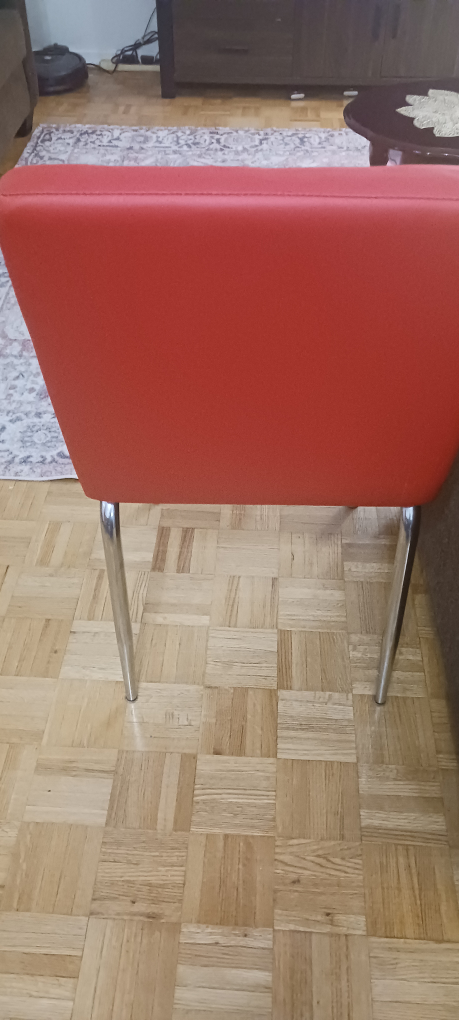 red leather chairs each $40 image indicator(3)